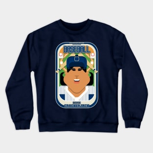 Baseball Blue Pinstripes - Deuce Crackerjack - Indie version Crewneck Sweatshirt